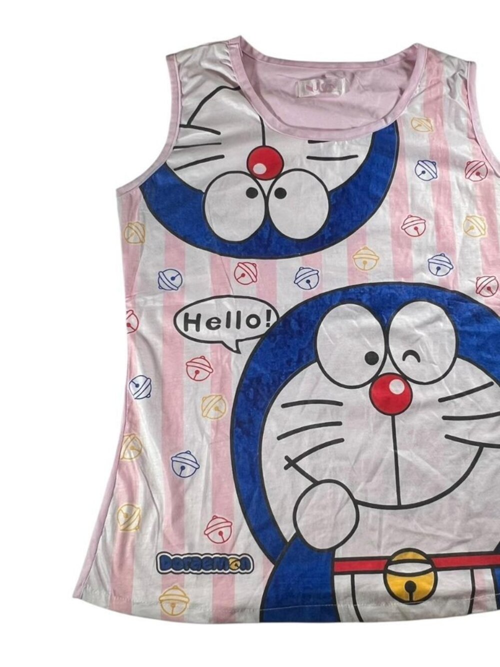 Vintage Doraemon Graphic Tank Top